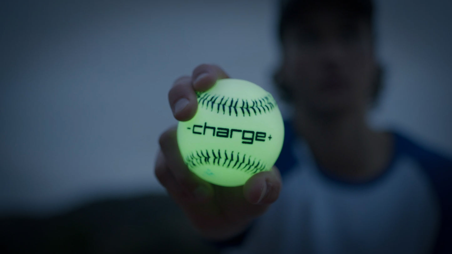Chargeball Baseball Glove Glow in the Dark PRO Kit + 2 Baseballs