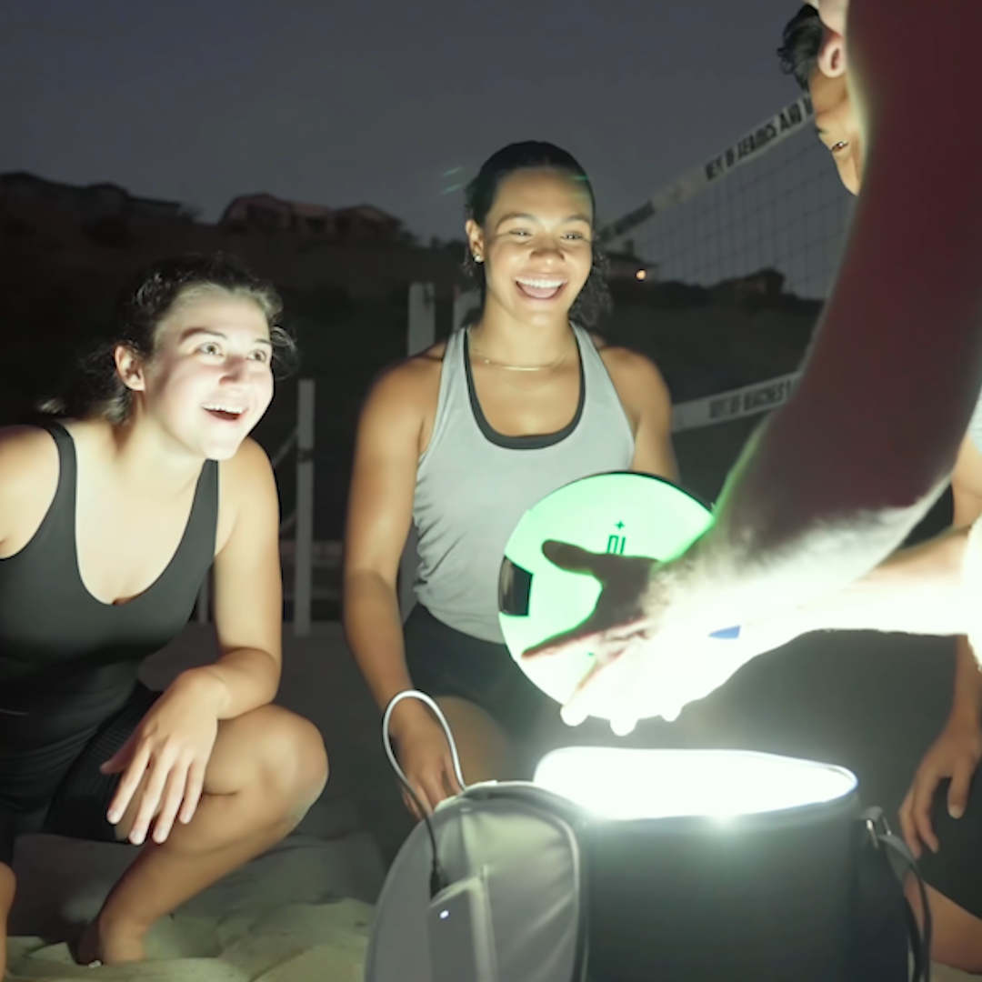 Chargeball Volleyball Glow in the Dark PRO Kit + 12 inch Softball