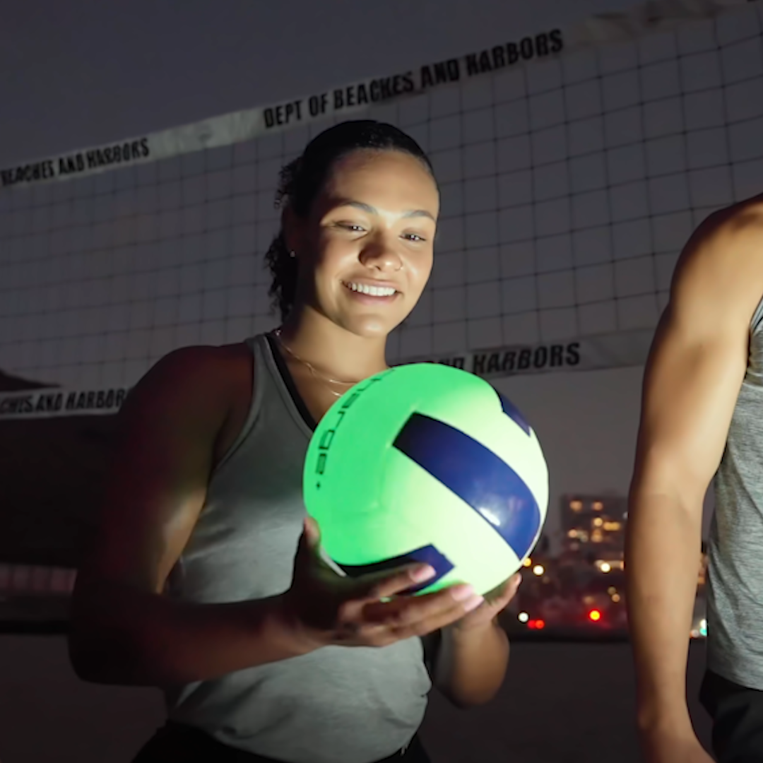 Chargeball Volleyball Glow in the Dark PRO Kit + 2 Baseballs