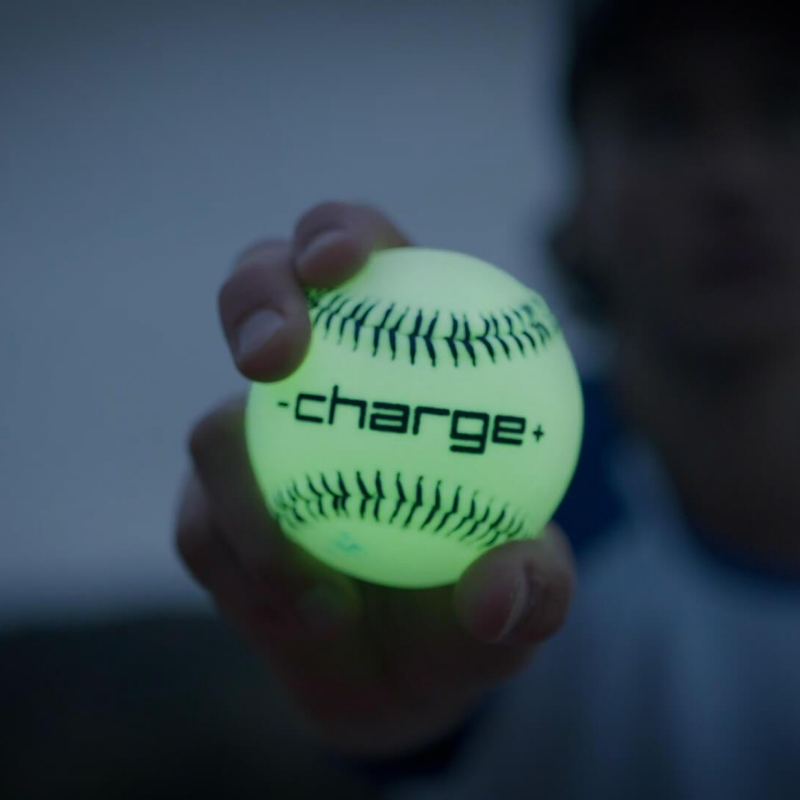 Chargeball 12 inch Softball Glow in the Dark PRO Kit + Baseball