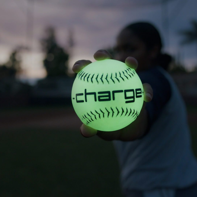 Chargeball Football Glow in the Dark PRO Kit + 12 inch Softball