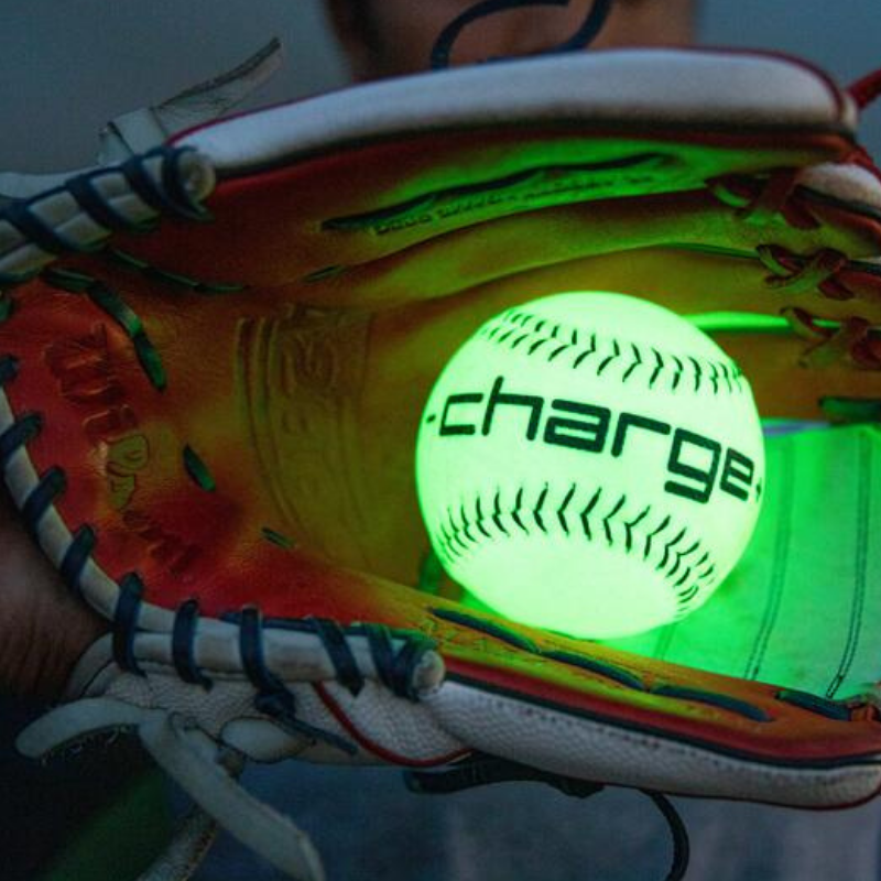 Chargeball 12 inch Softball Glow in the Dark PRO Kit + Baseball