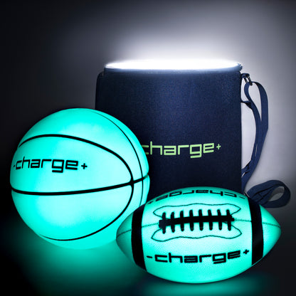 Chargeball Basketball Glow in the Dark PRO Kit + football