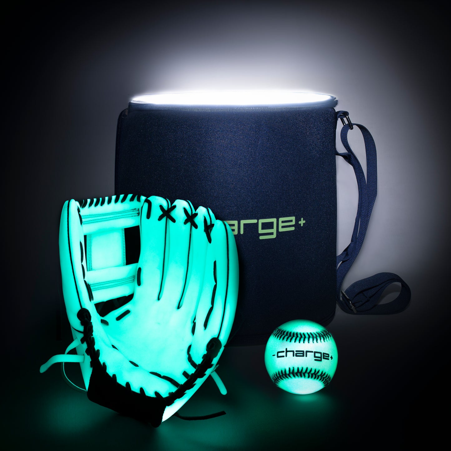 Chargeball Baseball Glove Glow in the Dark PRO Kit + Baseball