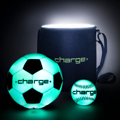 Chargeball Soccer Glow in the Dark PRO Kit + softball